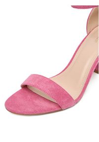 DeeZee Sandały P-6398 Różowy. Kolor: różowy. Materiał: materiał