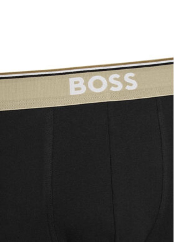 BOSS Komplet 3 par bokserek Trunk 3P Power 50531684 Czarny. Kolor: czarny. Materiał: bawełna