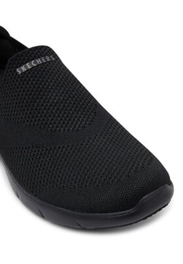 skechers - Skechers Sneakersy Arch Fit Refine-Iris 104545/BBK Czarny. Kolor: czarny. Materiał: materiał