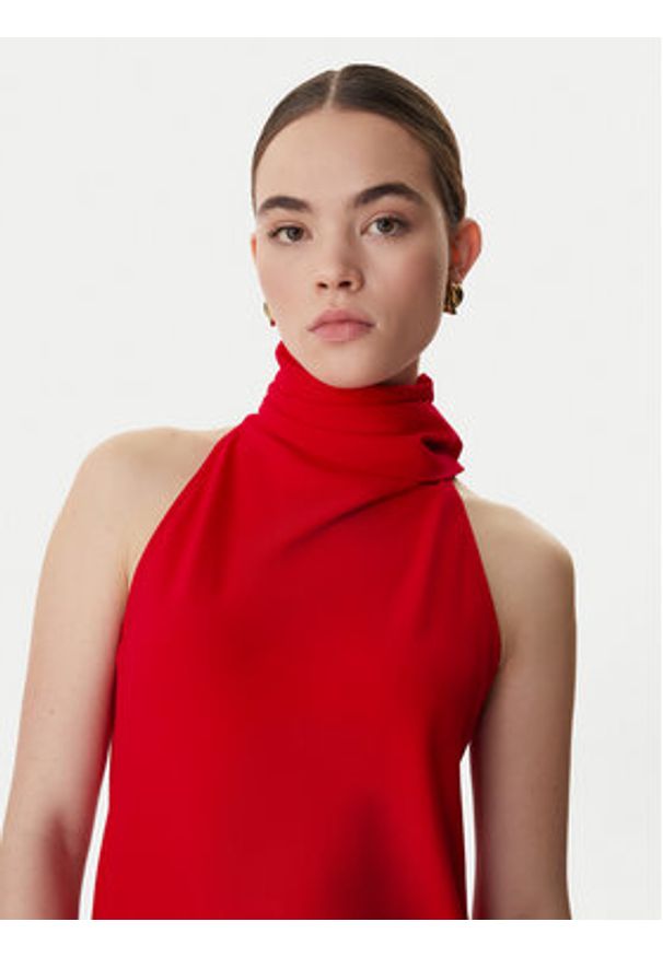 Marella Sukienka koktajlowa Ninfee 2613221083 Czerwony Regular Fit. Kolor: czerwony. Materiał: syntetyk. Styl: wizytowy