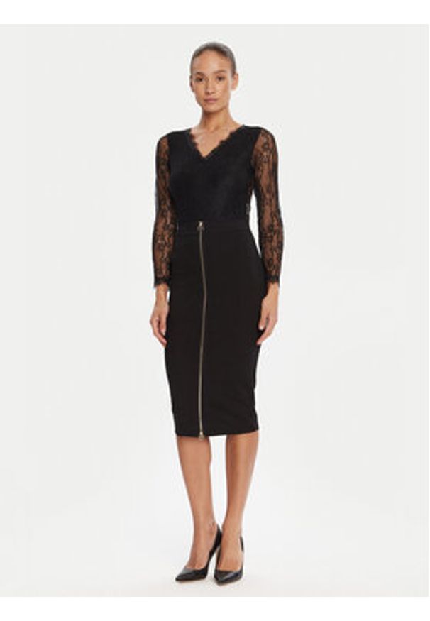 Rinascimento Body CFC0125006003 Czarny Regular Fit. Kolor: czarny. Materiał: syntetyk