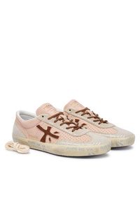 Premiata Sneakersy Davidd Var 8293 Różowy jasny. Kolor: różowy. Materiał: skóra #5