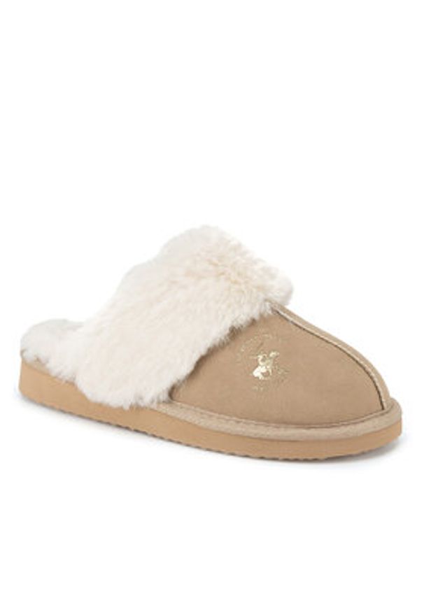 Beverly Hills Polo Club Kapcie WFA3417-1 Beżowy. Kolor: beżowy. Materiał: materiał