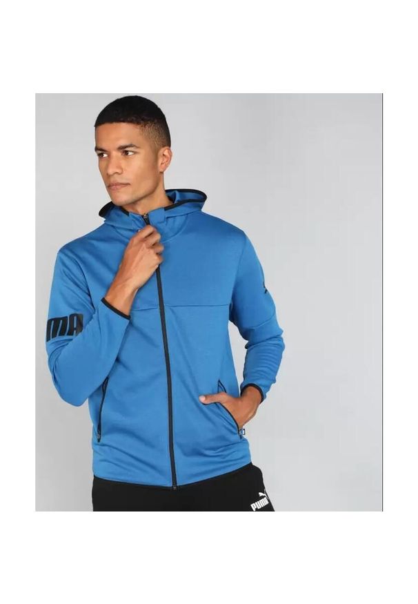 Puma Bluza Power Cat Fz 84992617. Kolor: niebieski