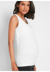Top ciążowy + legginsy ciążowe + pasek na brzuch (4 części) bonprix czarno-biały. Kolekcja: moda ciążowa. Kolor: czarny #5