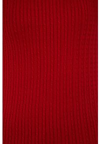 Lauren Ralph Lauren Sweter 200808219004 damski kolor czerwony. Okazja: na co dzień. Kolor: czerwony. Materiał: dzianina. Długość rękawa: długi rękaw. Długość: długie. Styl: casual #3