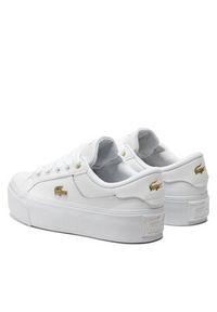 Lacoste Sneakersy 747CFA0005 Biały. Kolor: biały. Materiał: skóra