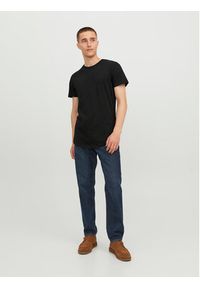 Jack & Jones - Jack&Jones T-Shirt Noa 12113648 Czarny Long Line Fit. Kolor: czarny. Materiał: bawełna #4