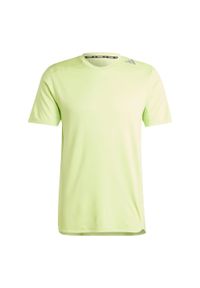 Koszulka fitness męska Adidas Designed 4 Training HEAT.RDY HIIT Training. Kolor: zielony, wielokolorowy, żółty. Materiał: dzianina, materiał. Sport: fitness