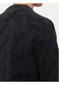 BOSS - Boss Sweter Kratere 50523579 Czarny Relaxed Fit. Kolor: czarny. Materiał: syntetyk