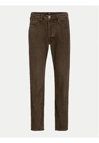 Jack & Jones - Jack&Jones Jeansy Chris 12246401 Brązowy Relaxed Fit. Kolor: brązowy #4