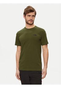 The North Face T-Shirt Simple Dome NF0A87NG Zielony Regular Fit. Kolor: zielony. Materiał: syntetyk