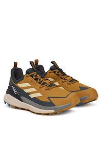 Adidas - adidas Trekkingi Terrex Free Hiker 2.0 Low Gore-Tex JP5611 Brązowy. Kolor: brązowy. Materiał: materiał. Technologia: Gore-Tex. Model: Adidas Terrex. Sport: turystyka piesza