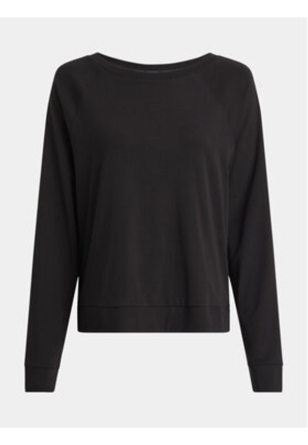 Calvin Klein Underwear Koszulka piżamowa 000QS7003E Czarny Regular Fit. Kolor: czarny. Materiał: bawełna