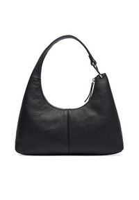 Calvin Klein Torebka Slouchy Leather Shoulder Bag LV04F3657G Czarny. Kolor: czarny. Materiał: skórzane #5
