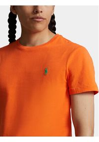 Polo Ralph Lauren T-Shirt 710671438359 Pomarańczowy Custom Slim Fit. Typ kołnierza: polo. Kolor: pomarańczowy. Materiał: bawełna #4