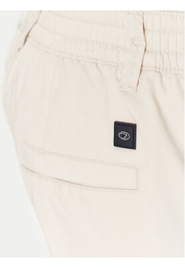 Tom Tailor Spodnie materiałowe 1044711 Beżowy Regular Fit. Kolor: beżowy. Materiał: bawełna