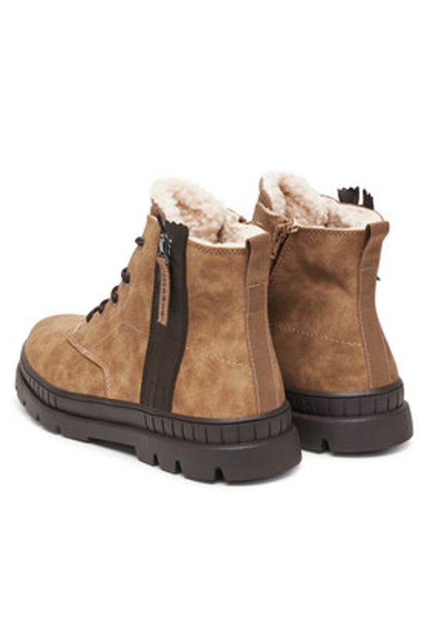 Bugatti Trapery 325-AGA51-5500 Beżowy. Kolor: beżowy. Materiał: skóra, zamsz