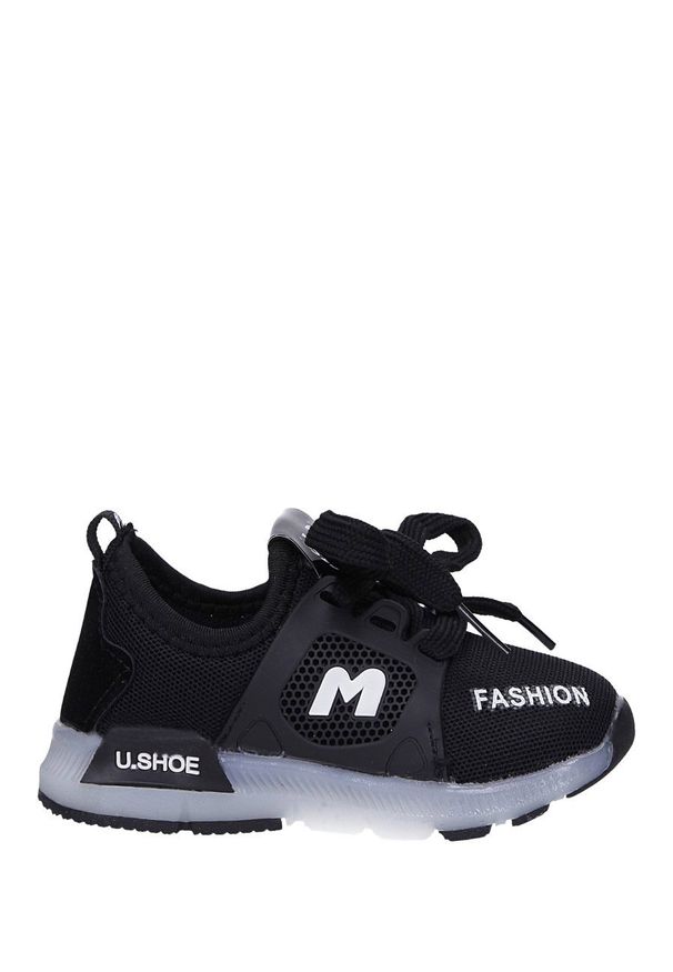 Casu - Czarne buty sportowe sznurowane casu 332. Kolor: czarny
