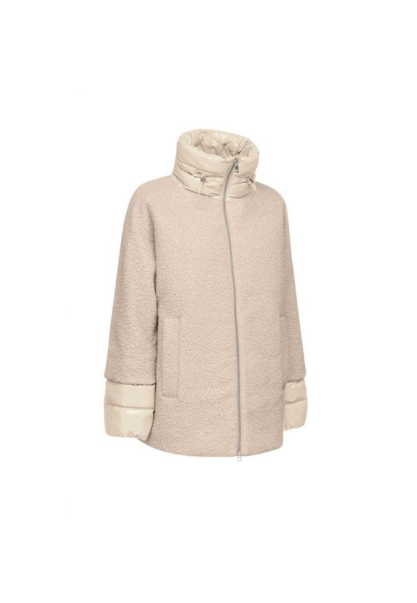 Damski polar Geox Calithe. Kolor: wielokolorowy, biały, różowy, beżowy. Materiał: polar