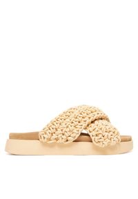 Inuikii Klapki Woven Strap Stones 70104-367 705 Beżowy. Kolor: beżowy. Materiał: materiał