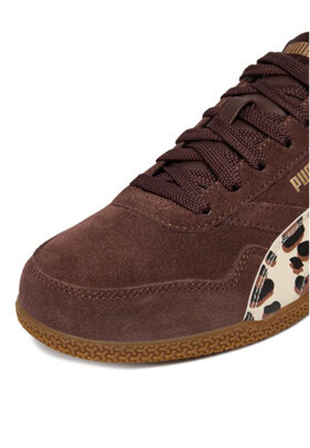 Puma Sneakersy EO-BELLA DONNA SD 40808601 Brązowy. Kolor: brązowy. Materiał: skóra, zamsz