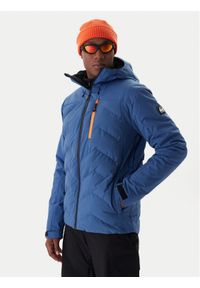 Quiksilver Kurtka narciarska The Edge EQYTJ03504 Niebieski Slim Fit. Kolor: niebieski. Materiał: syntetyk. Sport: narciarstwo #1