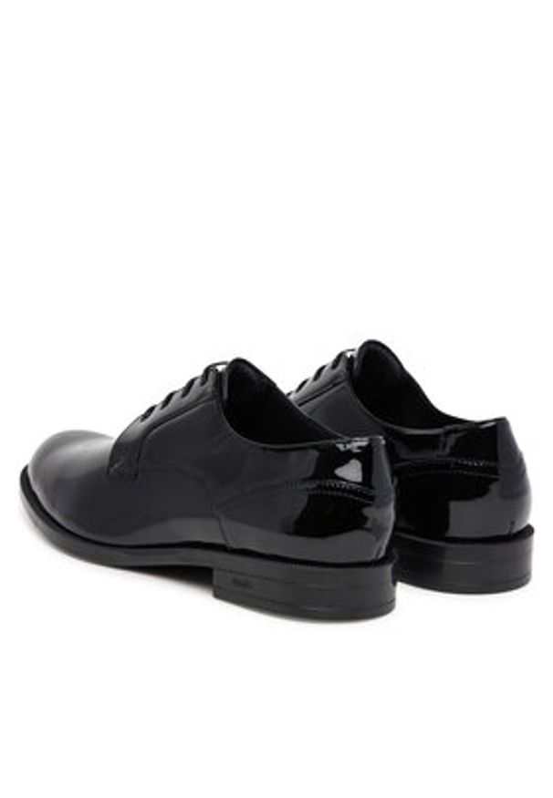 BOSS Półbuty Tayil 50552470 Czarny. Kolor: czarny. Materiał: lakier, skóra