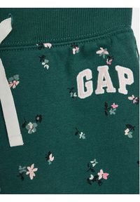 GAP - Gap Spodnie dresowe 789418-00 Zielony Regular Fit. Kolor: zielony. Materiał: bawełna