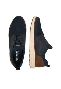 Rieker Półbuty B3354-14 Granatowy. Kolor: niebieski. Materiał: materiał #8