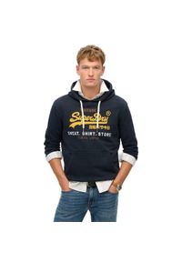 Bluza z kapturem Superdry Vl Cali. Typ kołnierza: kaptur. Kolor: niebieski #1