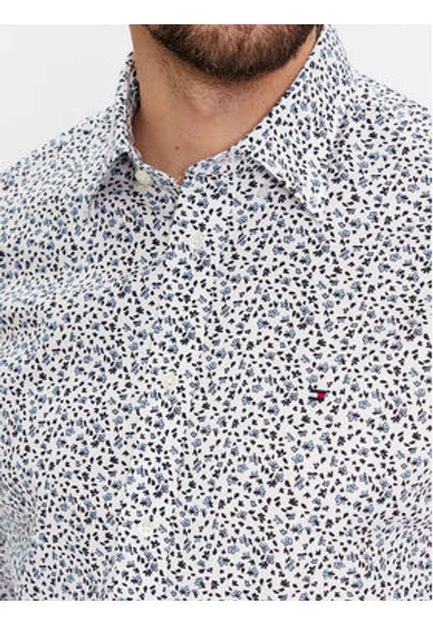 TOMMY HILFIGER - Tommy Hilfiger Koszula MW0MW33827 Niebieski Regular Fit. Kolor: niebieski. Materiał: bawełna