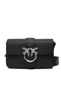 Pinko - PINKO Torebka Love One Slouchy Zip Mini AI 25-26 PLTT 105345 A2JG Czarny. Kolor: czarny. Materiał: skórzane #5