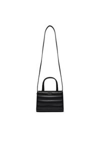 Calvin Klein Torebka Line Quilt Mini Tote K60K612116 Czarny. Kolor: czarny. Materiał: skórzane