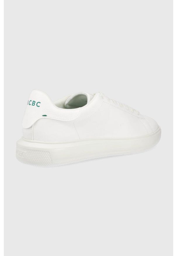 ACBC buty kolor biały. Nosek buta: okrągły. Zapięcie: sznurówki. Kolor: biały. Materiał: guma. Wzór: motyw zwierzęcy