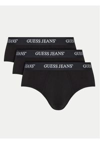 Guess Jeans Komplet 3 par slipów M4BZ43 K6YW1 Czarny. Kolor: czarny. Materiał: bawełna