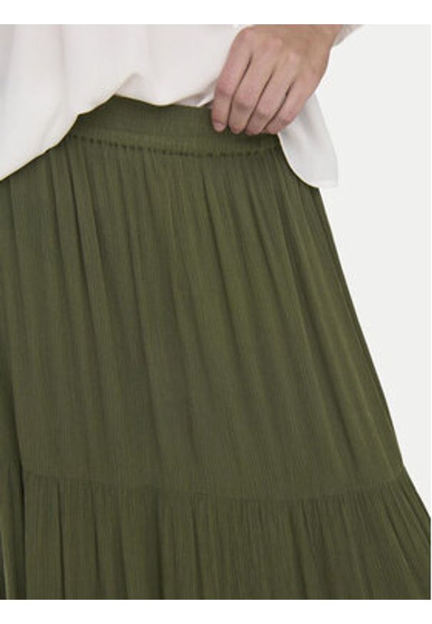 only - ONLY Spódnica maxi Mikka 15324808 Zielony Regular Fit. Kolor: zielony. Materiał: wiskoza
