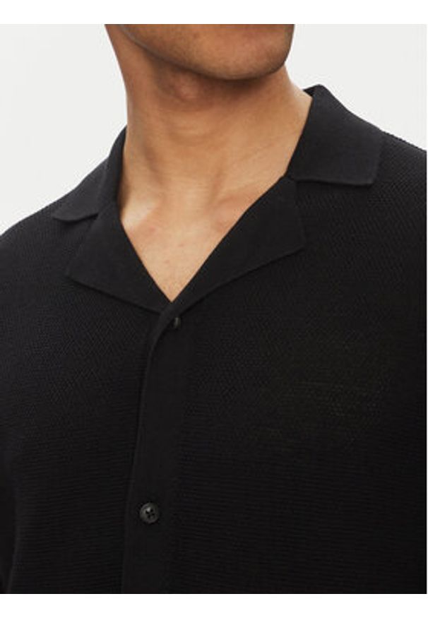 Jack & Jones Koszula Orion 12268226 Czarny Relaxed Fit. Kolor: czarny. Materiał: bawełna