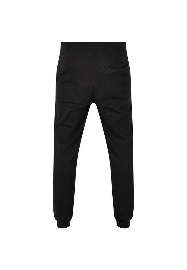BUILD YOUR BRAND - Spodnie Dresowe Unisex Dla Dorosłych Z Bawełny Organicznej. Kolor: czarny. Materiał: dresówka, bawełna