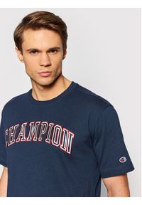 Champion T-Shirt 216581 Granatowy Regular Fit. Kolor: niebieski. Materiał: bawełna #3