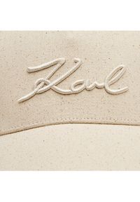 Karl Lagerfeld - KARL LAGERFELD Czapka z daszkiem Signature Monogram 241W3402 Beżowy. Kolor: beżowy. Materiał: materiał, bawełna #5