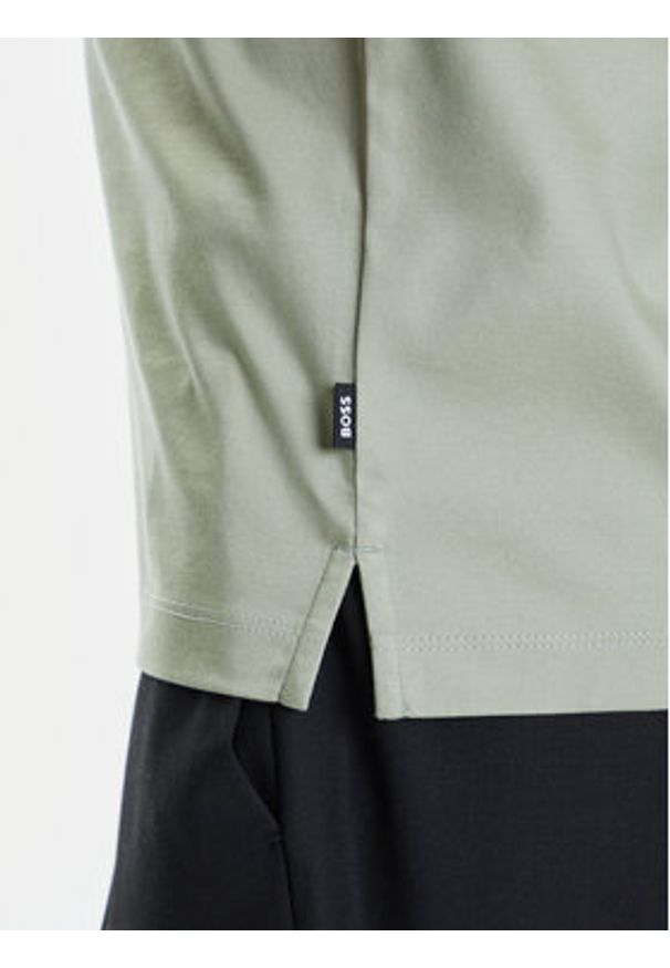 BOSS Polo Penrose 38 50469360 Zielony Slim Fit. Typ kołnierza: polo. Kolor: zielony. Materiał: bawełna