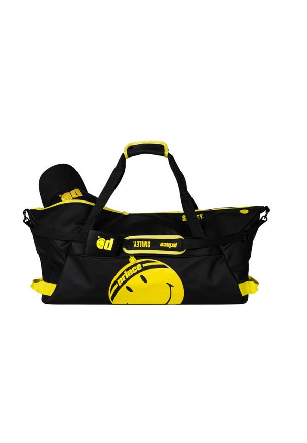 PRINCE - Torba Duffle Prince x Smiley. Kolor: czarny. Sport: tenis