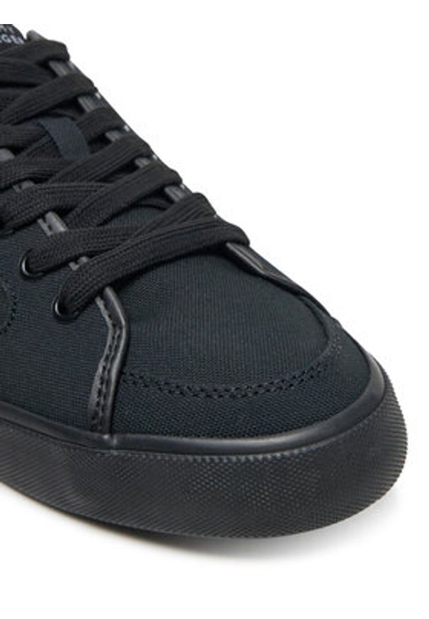 TOMMY HILFIGER - Tommy Hilfiger Tenisówki Core Corporate Vulc Canvas FM0FM05398 Czarny. Kolor: czarny. Materiał: materiał