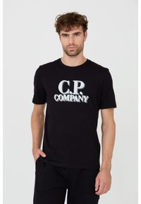 C.P. Company - C.P. COMPANY Czarny t-shirt Short Sleeve. Kolor: czarny. Długość rękawa: krótki rękaw. Długość: krótkie #1