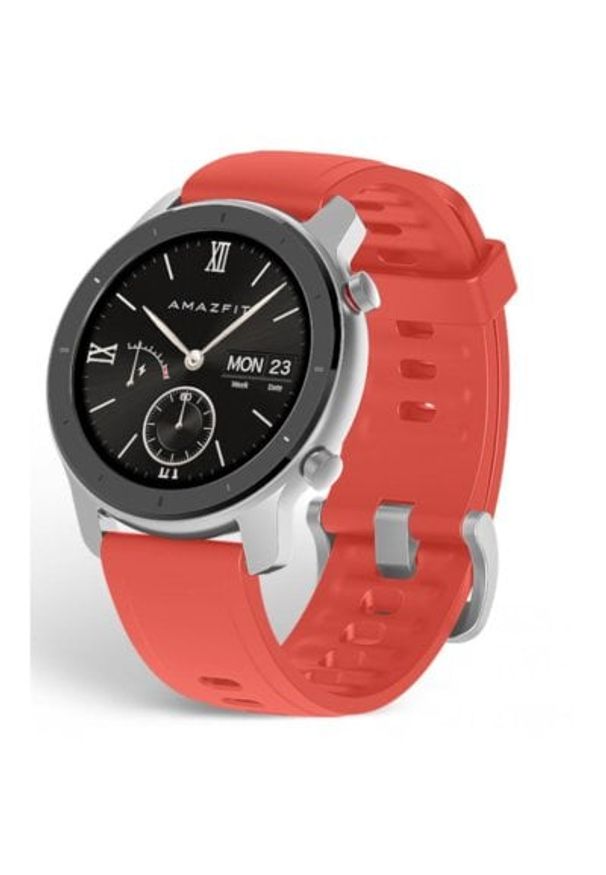 Smartwatch AMAZFIT GTR 42mm Czerwony. Rodzaj zegarka: smartwatch. Kolor: czerwony
