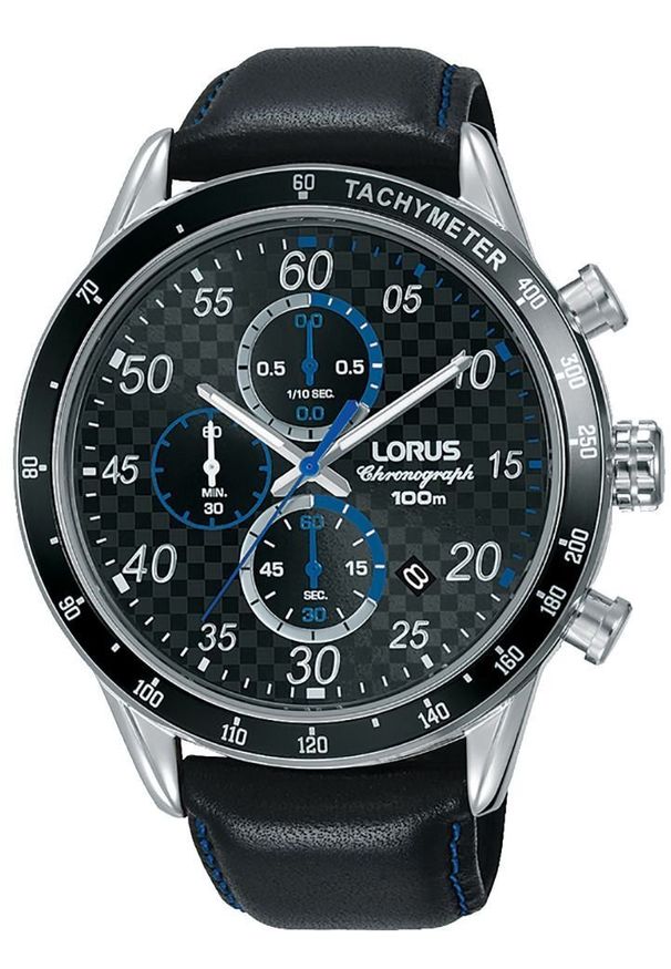 Zegarek Lorus Zegarek Męski Lorus SPORTS Czarny ( 45 mm). Kolor: czarny. Styl: sportowy