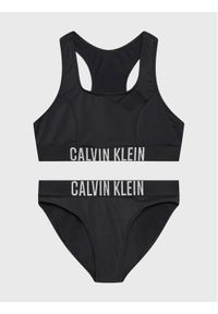 Calvin Klein Swimwear Strój kąpielowy KY0KY00027 Czarny. Kolor: czarny. Materiał: syntetyk