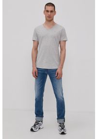 Tommy Jeans - T-shirt DM0DM09587. Okazja: na co dzień. Kolor: szary. Materiał: dzianina. Styl: casual #4