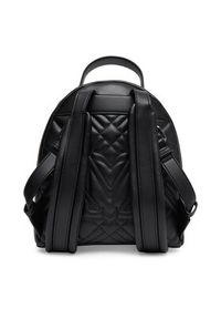 Love Moschino - LOVE MOSCHINO Plecak JC4148PP0MLA000B Czarny. Kolor: czarny. Materiał: skóra